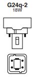 G24Q-2 Base CFL 18W