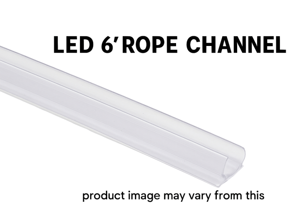 LED/6' ROPE CHANNEL STANDARD