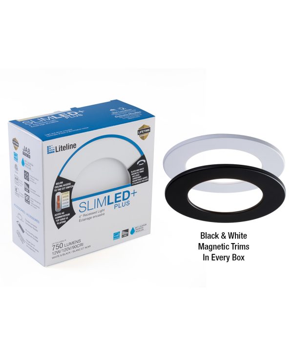 SLM4-12W-CCT-WHBK LITELINE