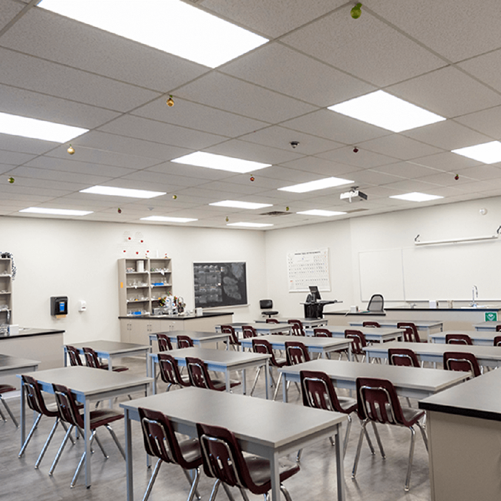 2X2 Back-Lit Panel with Sensor Capabilities | 20/25/30/40W Selectable Wattage | 3500/4000/5000K Selectable CCT | Up to 133 lm/W | 120-347V | RENO-22BLPL-UNV/347-MWMCCT-HL-MS