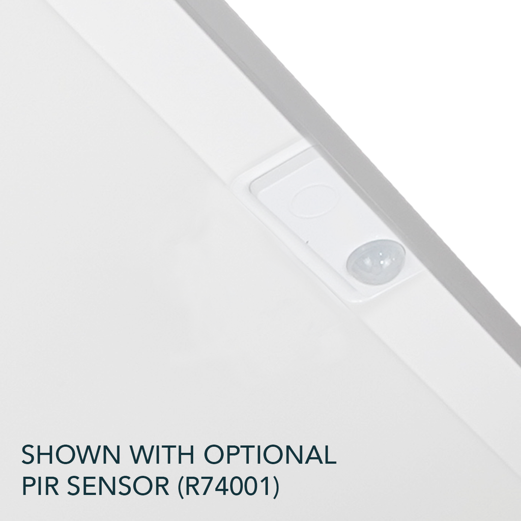 Sensor-Ready 2X2 Back-Lit Panel | **DOES NOT INCLUDE SENSOR**| Selectable Wattage 20/25/30/40W | Selectable CCT 3500/4000/5000K | Up to 133 lm/W | 120-347V | RENO-22BLPL-DV-MW-MCCT-MS